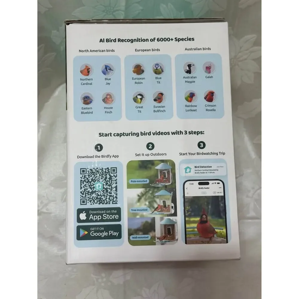 Birdfy Smart Bird Feeder Camera